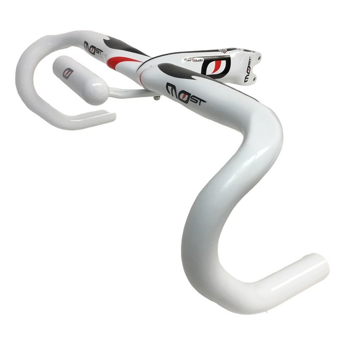 Pinarello 피나렐로 모스트 탈론 풀 카본 통합 로드 핸들바 및 스템 44cm x 130mm