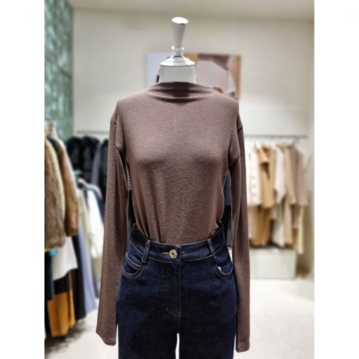 백화점 듀엘 보트넥 긴팔 티셔츠 L254PSM033 아울렛