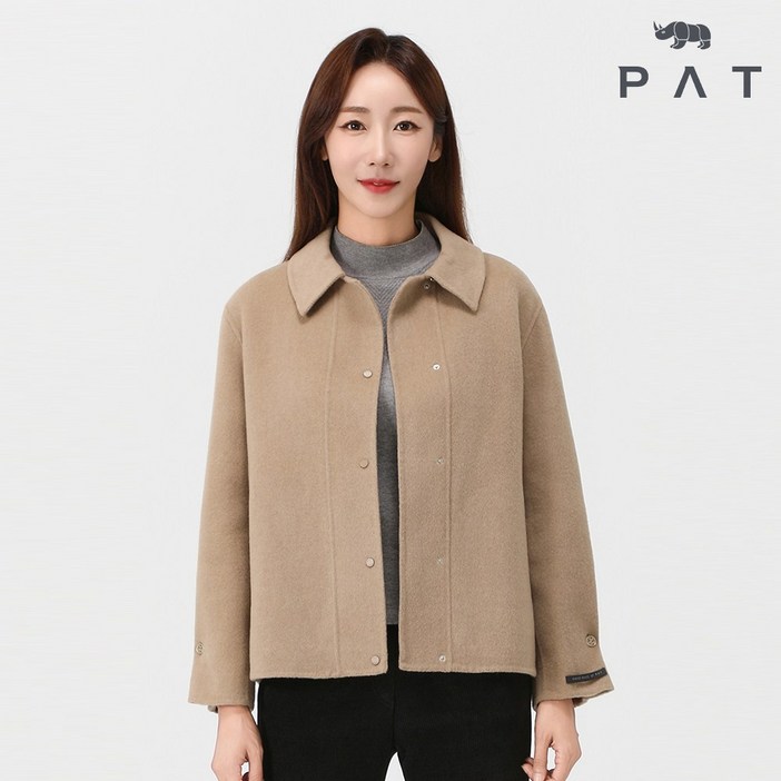 PAT 여성 캐시혼방 핸드메이드 자켓QI81205