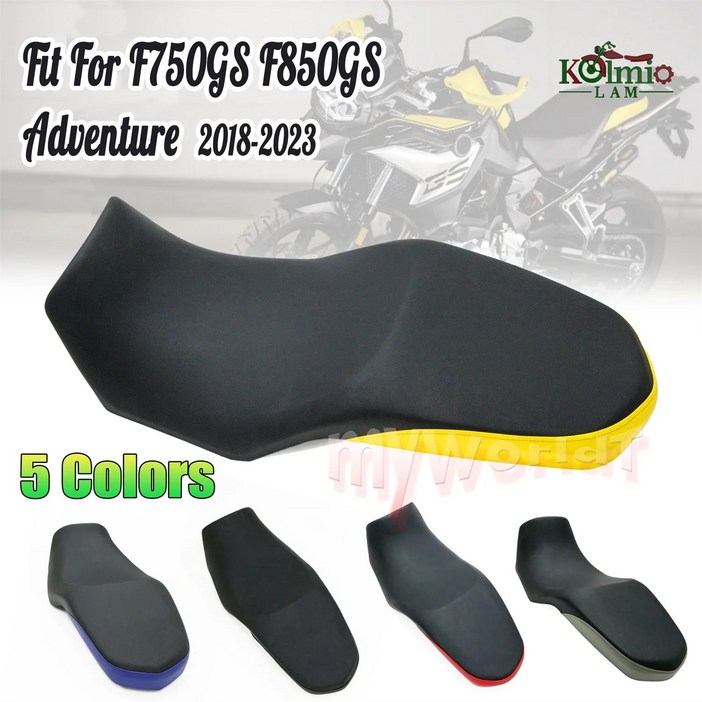 슈퍼커브 1.5시트 쇼바 용품 하이 또는 로우 운전석 패드 BMW F750GS F850GS 2018, 6Low Yellow, 1개