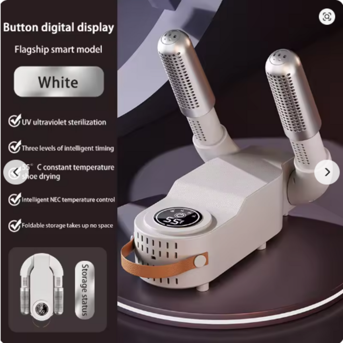 샤오미 홈 지능형 신발건조기 퍼플 라이트 탈취 휴대용 접이식 건조기 부츠 건조기  타이머 가을 겨울 전기