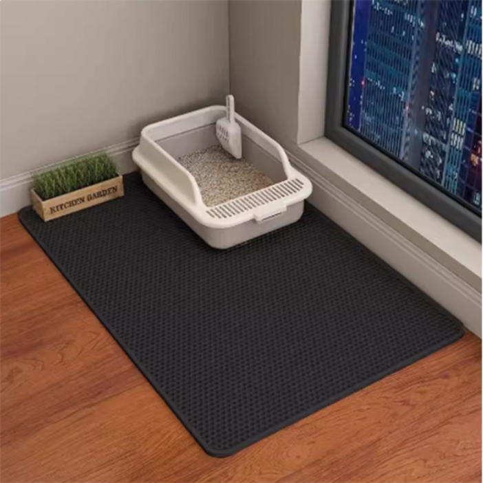 반려in 고양이 사막화 방지 화장실 모래 벌집 매트, 대형 75cm * 55cm