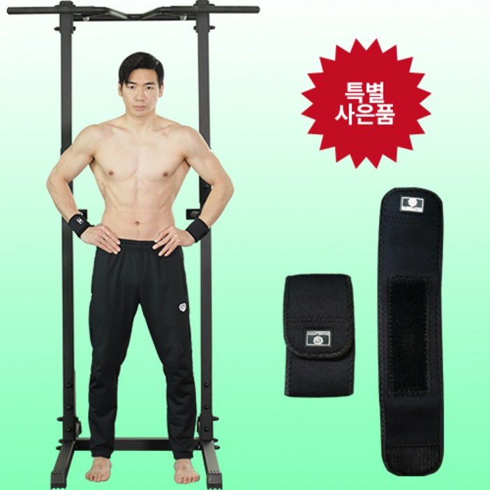 [보호대+1세트 증정] 바벨라토르 치닝디핑  베이직 리쌤 철봉 실내 가정용 턱걸이 운동기구 홈트레이닝 친업 딥스 풀업 기구 머신
