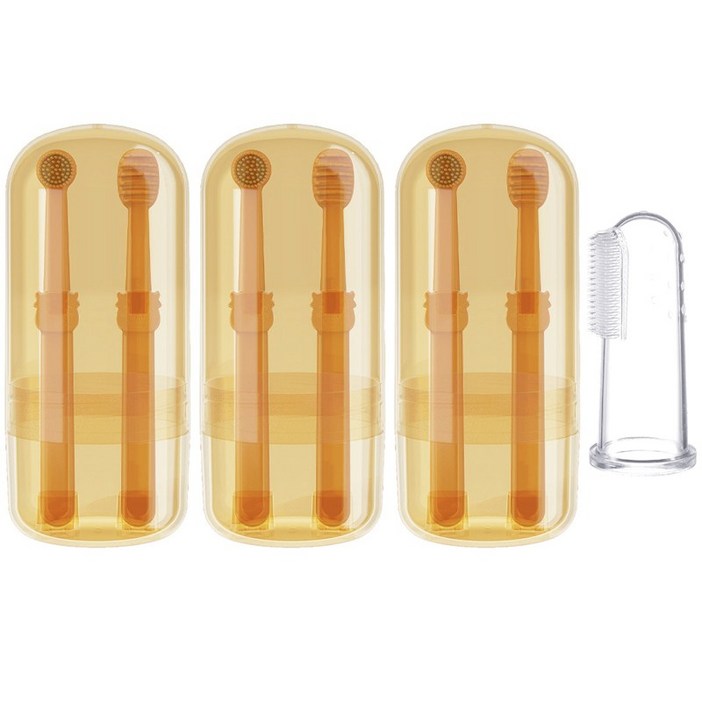 딜메이트 반려동물 실리콘 칫솔 세트