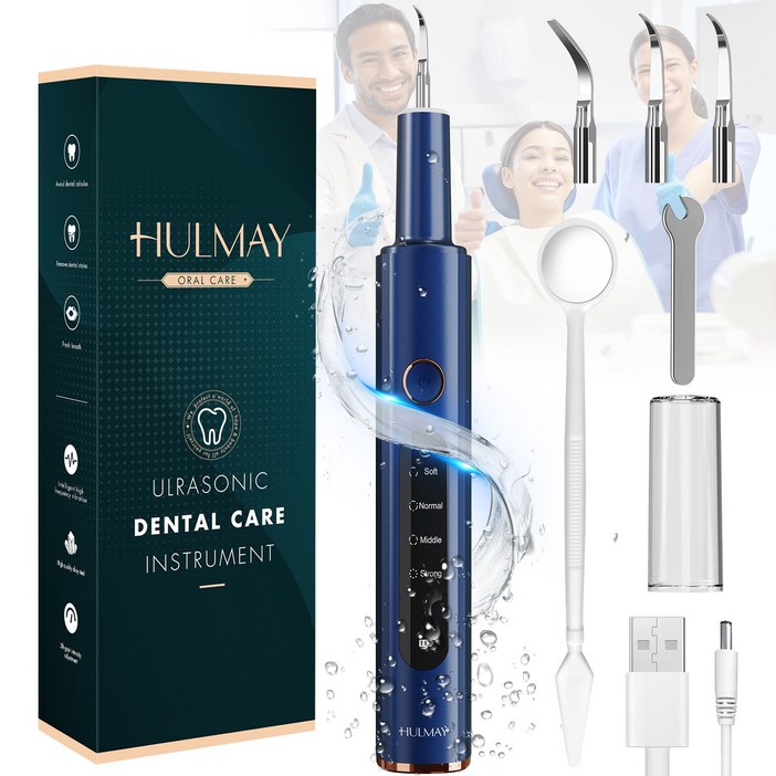 HULMAY 초음파치석제거기 M3UM5 가정용 치아셀프스케일링 구강세척기 전동 치석제거