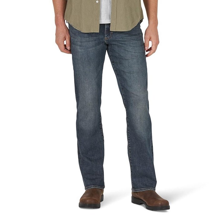Lee 남성용 시리즈 퍼포먼스 익스트림 모션 레귤러 핏 부츠컷 진 팬츠 224495