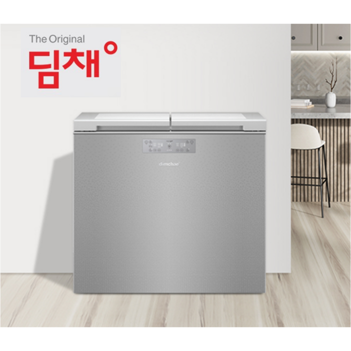 [최신생산]위니아 딤채 1등급 221L 뚜껑형 김치냉장고 EDL22KBWRS 실버색상 방문설치 폐가전수거