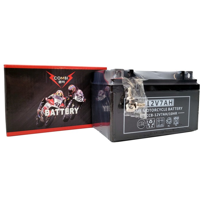 비버125 트랜스 VF100 미라쥬125 트로이125 밀폐형무보수 AGM배터리 12V7A, 단일상품, 1개 비버125 트랜스 VF100 미라쥬125 트로이125 밀폐형무보수 AGM배터리 12V7A, 단일상품, 1개