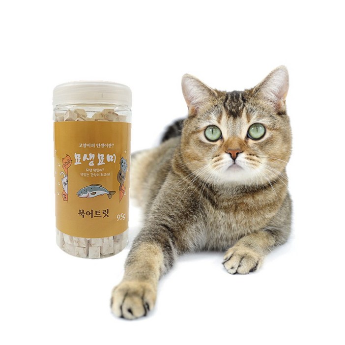 희동이네 고양이 동결건조간식 묘생묘미 북어트릿 치킨트릿 x 2개 택1 맛있는 고단백 고양이큐브 북어원물 닭가슴살100% 고양이 트릿, 2종, 225g, 혼합 각1개씩