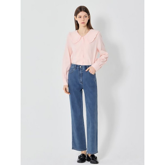 쉬즈미스 밴딩 세미 부츠컷 데님팬츠 택가격 178000원