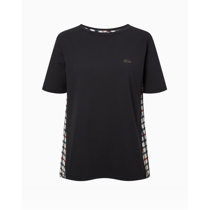 닥스백화점정품 여성 멜란지 체크 백 반팔티셔츠