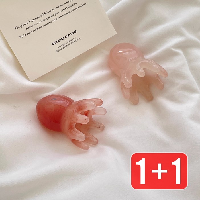 11 이벤트 EMBY 문어 괄사 두피 마사지기 머리 지압기