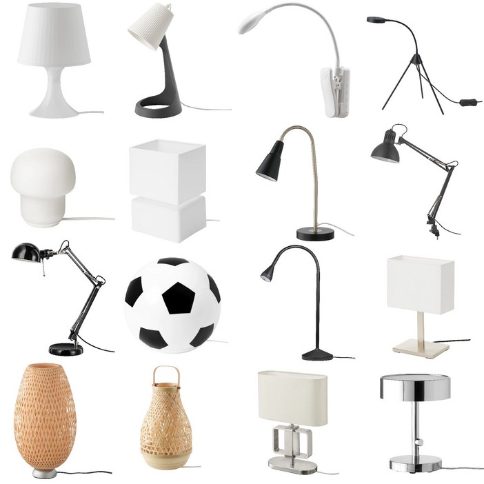 이케아 조명 독서등 스발레트 다크그레이화이트 탁상 책상 학습 공부 작업 스탠드