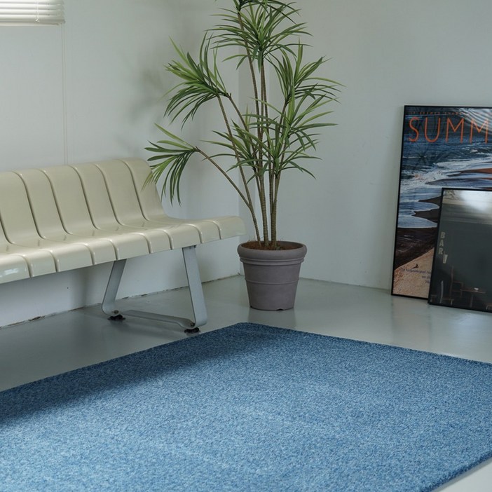 몽글 워셔블 대형 미니 거실 러그 카페트 6size 6color