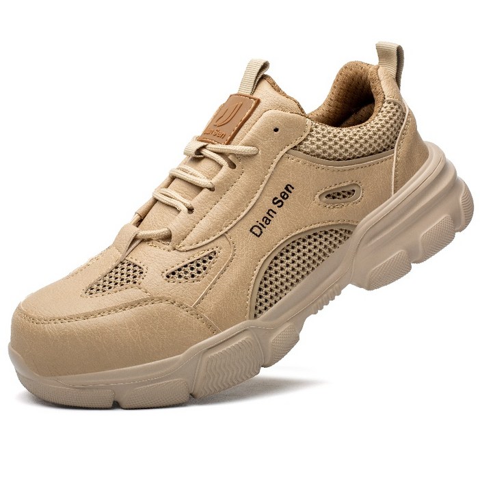 Diansen 통풍이 잘 되는 남성 안전화 펀칭 작업화 초경량 작업화