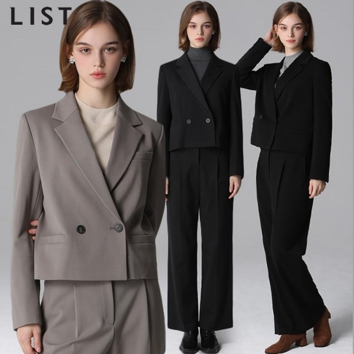 [최초가 298000] 포멀 크롭 셋업 재킷