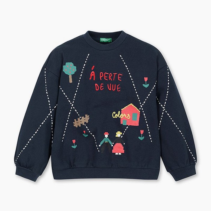 튤립 프랜즈 맨투맨QAMT04441NY