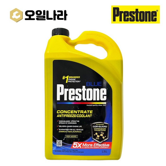 프레스톤 코가드 원액 블루 냉각수 부동액 3.78L / PRESTONE BLUE, 1개, 3.78L