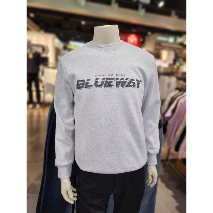 뱅뱅 남녀공용 레터링 맨투맨 NTL740