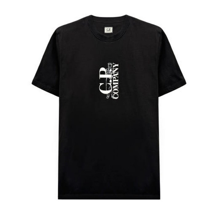 25SS CP컴퍼니 로고 프린팅 반팔 티셔츠 18CMTS138A 005100W 999