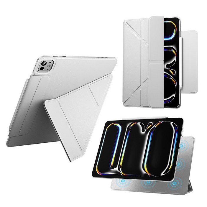 Toocki 툭키 Y형 마그네틱 폴리오 펜슬 커버 아이패드 케이스