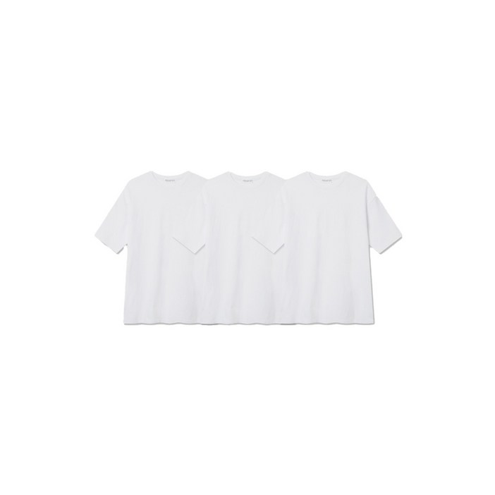 Men에두아르도3팩 세트릴렉스 세미오버핏 반팔 티셔츠 이지세트