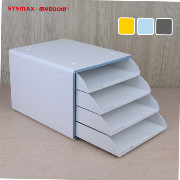 시스맥스 멀티서류함 디럭스 오픈형 서류함, 그레이, 단일상품