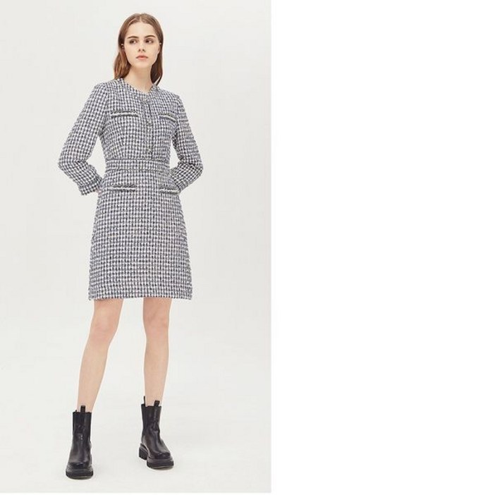 시슬리 SISLEY 레보 트위드 원피스 SAOP12111