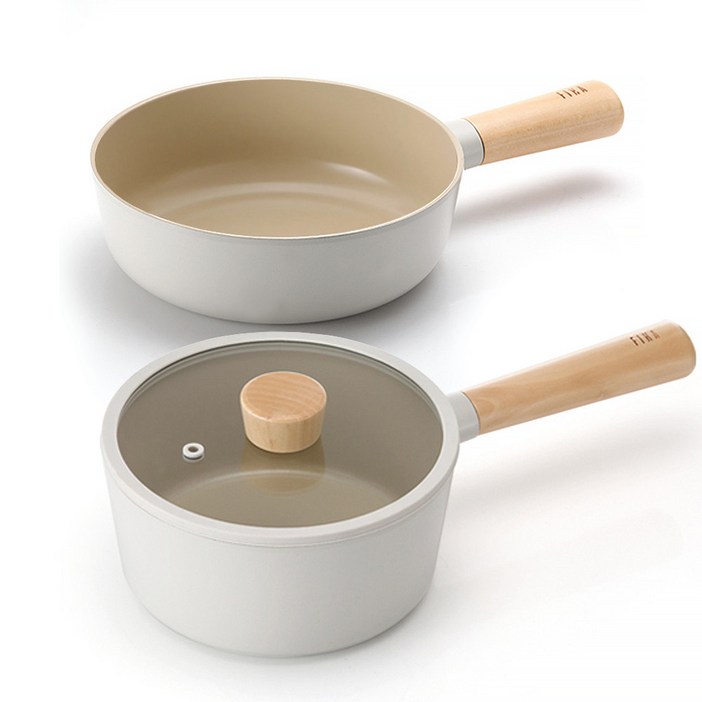 네오플램 피카 이유식냄비 세트 2종 밀크팬 16cm쁘띠웍 18cm, 1세트