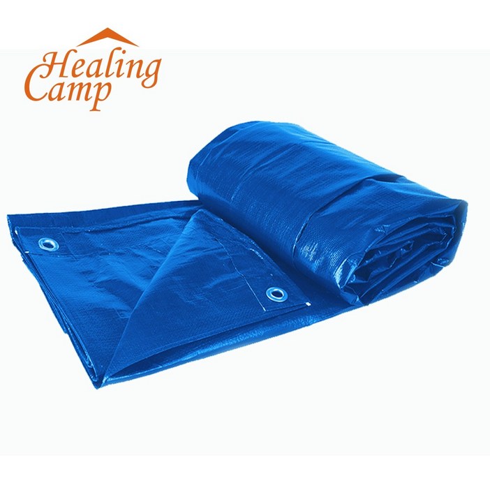 방수포 그라운드시트 타포린 캠핑용 텐트 방수포 힐링캠프 천막 제작전문, 청색