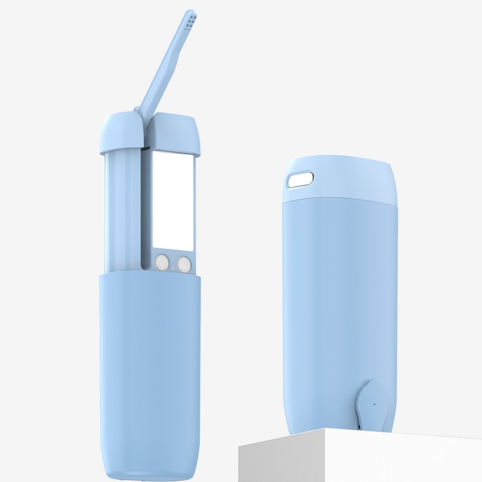 휴대용 비데 외출 여행용 C타입 충전식 비데 캠핑 전동비데,140ML,블루