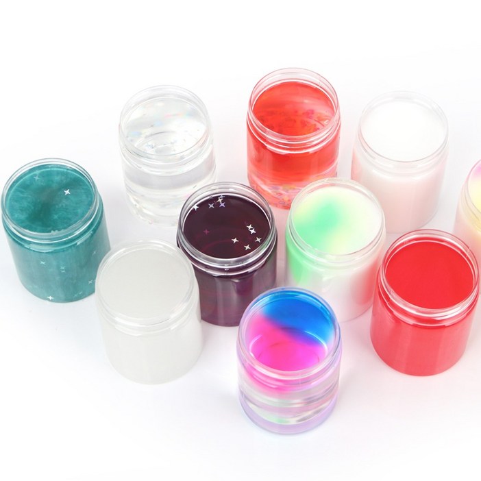 150ml 10종 베스트 슬라임 세트 액체괴물 파츠 클레이 말랑이 클리어 액괴 수제 만들기 장난감