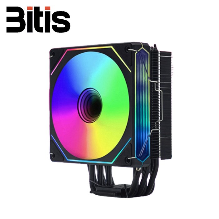 비티즈 비티즈 T600 ARGB 미러 블랙 인텔 CPU 쿨러 공랭쿨러 인텔 AMD 겸용, 1개 비티즈 비티즈 T600 ARGB 미러 블랙 인텔 CPU 쿨러 공랭쿨러 인텔 AMD 겸용, 1개