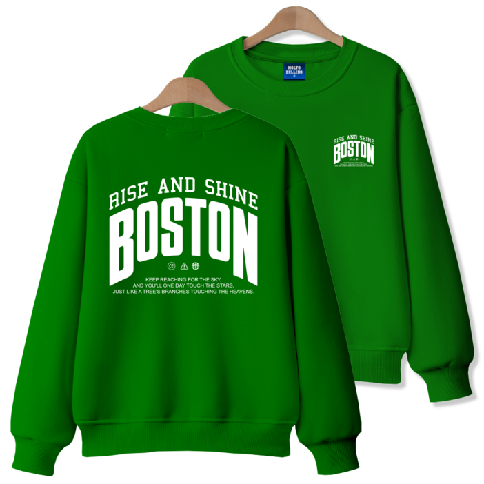 몰토벨리노 ST 라이즈앤샤인보스톤 스탠다드핏 맨투맨 티셔츠