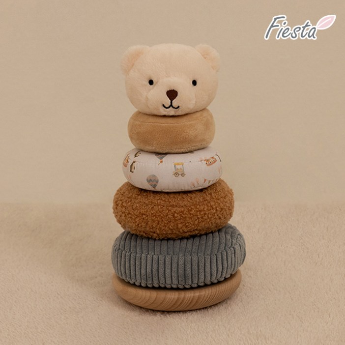 피에스타 우드&패브릭 링쌓기 아기곰