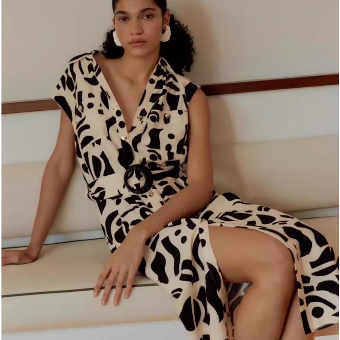 18H5224  자라 여자롱원피스 셔츠 민소매원피스 3361769