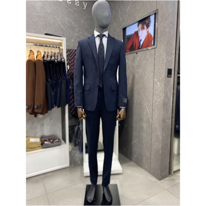 리버클래시 23F/W 다크네이비 투톤 슬림핏 수트(LJW11208, LJW13208)