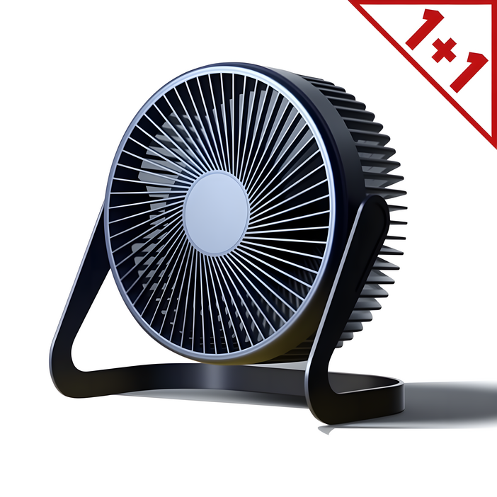1+1 사무실 미니 저소음 탁상용 선풍기