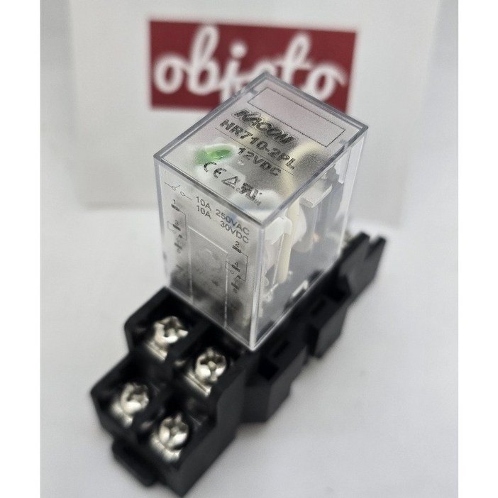 HR7102PL KACON LY2 8핀 AC220V, DC12V,DC24V 릴레이 LED릴레이, 1개