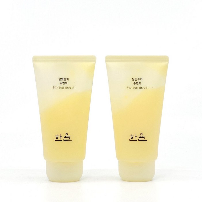 한율 달빛유자 수면팩 70ml 더블기획 (70ml+70ml)