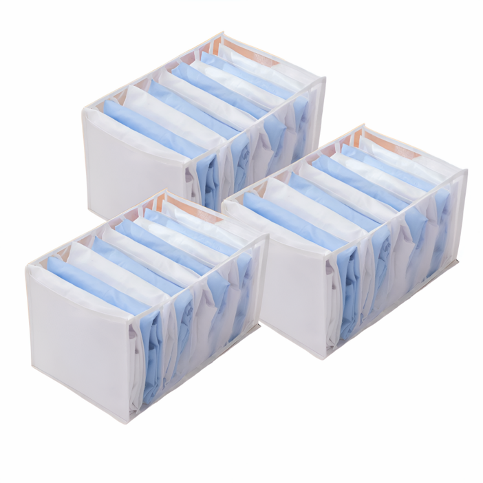 매쉬 옷장 정리함 중형 9칸 3set, 다크 그레이  362520, 3개