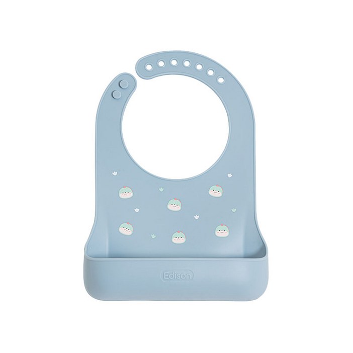 에디슨 프렌즈 베이비 실리콘 턱받이
