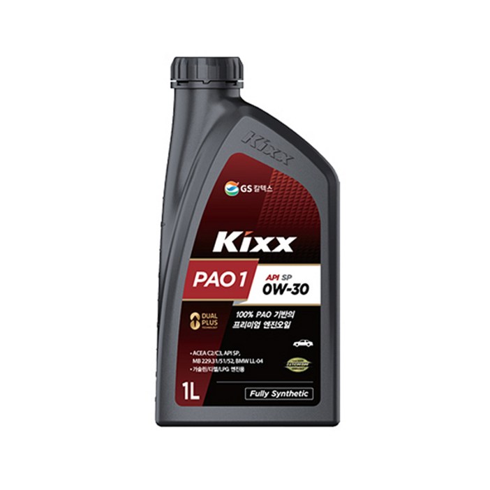 KIXX PAO1 0W30 0W40 합성엔진오일, PAO1 0W30, 1개