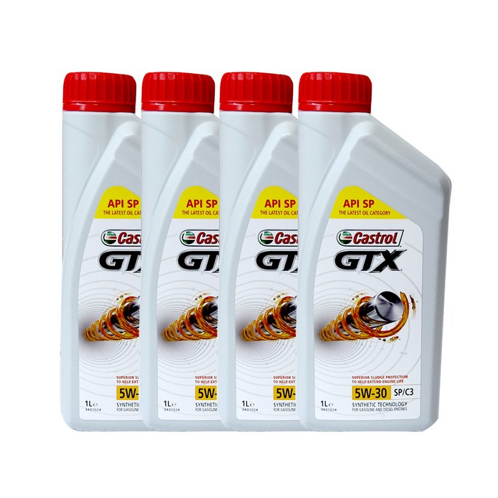 캐스트롤 GTX SN C3 5W30 1리터 X 5개