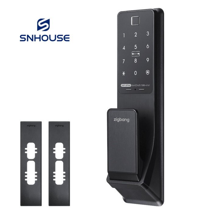 [방문설치]직방 삼성 지문인식도어락 디지털도어락 현관문도어락 SHP-DP940+고급보강판