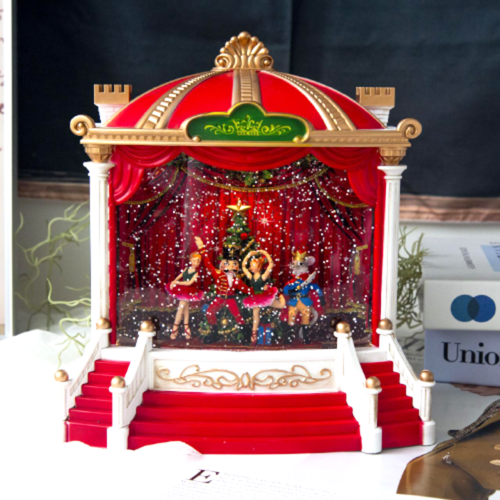 더복이벤트 크리스마스 워터볼 오르골 무드등 무도회장 무대 서커스, 단일색상