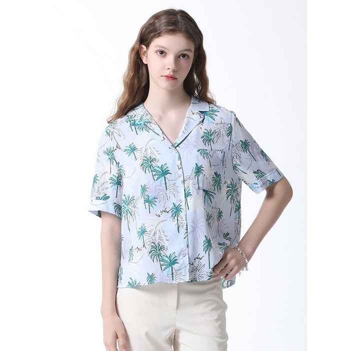 리스트 포켓 하와이안 셔츠  택가격  128000원