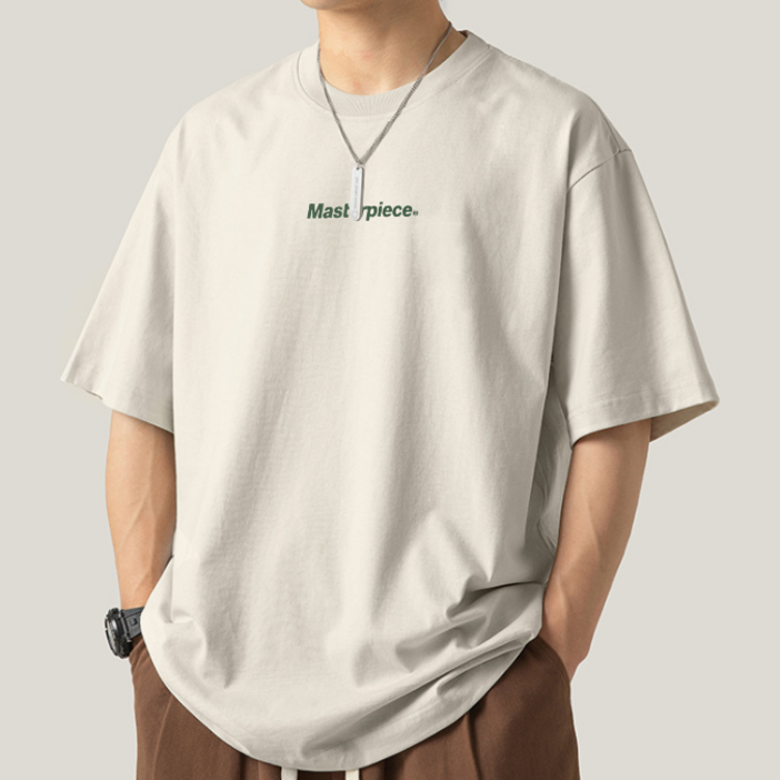 프라임스톤 남성용 세미 오버핏 반팔 티셔츠