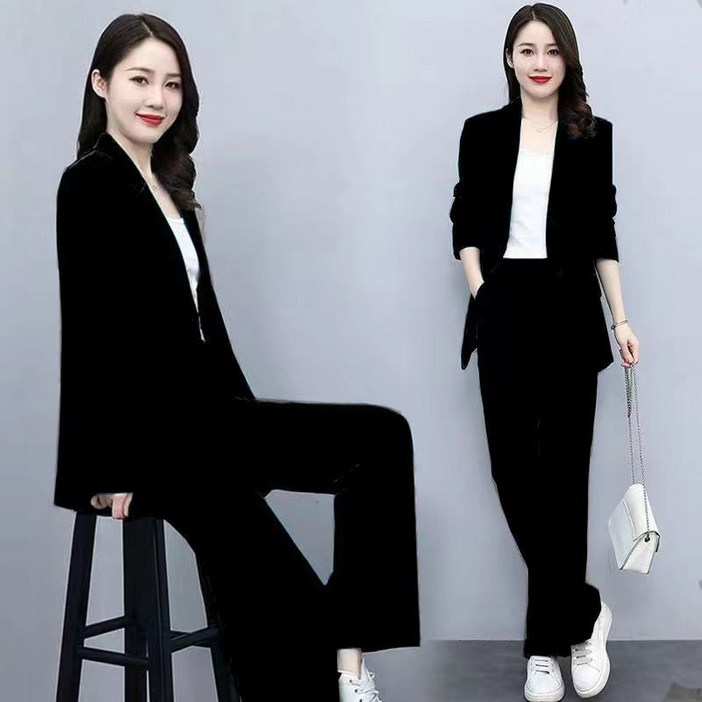 SALENEW 여성정장 오피스룩 세미정장 여성 정장 세트 투피스 여자정장 여성 정장 자켓 여성정장바지 세미와이드 빅사이즈여성정장 소프트 원단 6XL SALENEW 여성정장 오피스룩 세미정장 여성 정장 세트 투피스 여자정장 여성 정장 자켓 여성정장바지 세미와이드 빅사이즈여성정장 소프트 원단 6XL