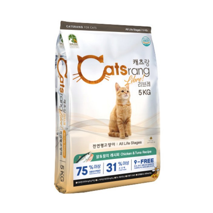 캐츠랑 전연령 리브레 5kg, 단품, 단일상품